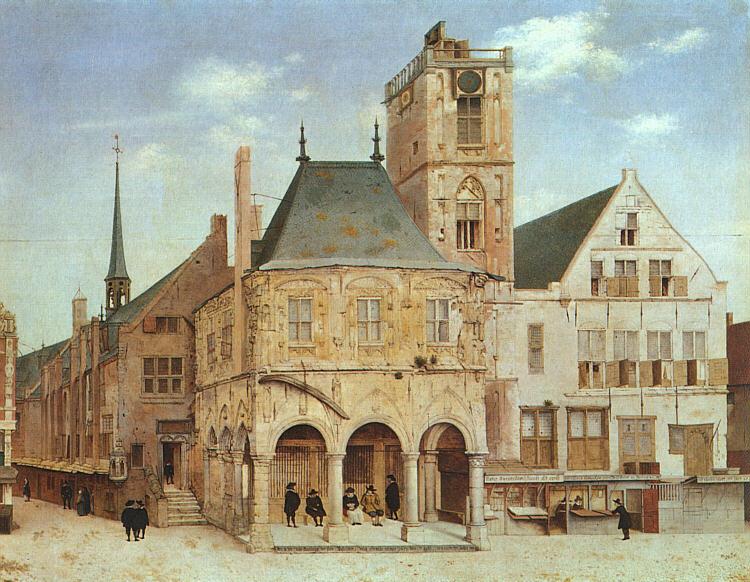 Pieter Jansz Saenredam The Old Town Hall in Amsterdam